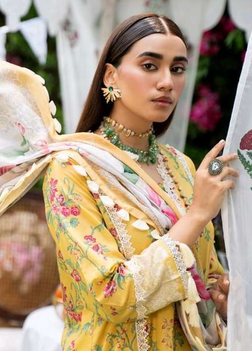 Spring Summer Unstiched Lawn Collection 2024 Vol 5 Mausummery 